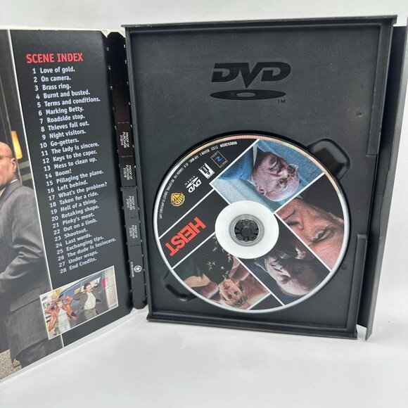 Heist DVD 2001 Gene Hackman Danny DeVito Thriller Warner Bros Region 1 - Picture 3 of 3